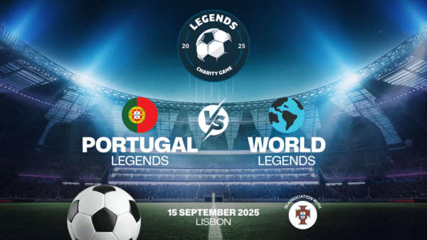 j1.com Partida de futebol entre estrelas de Portugal e do mundo será realizada na mesma semana do SBC Summit Lisboa⚽